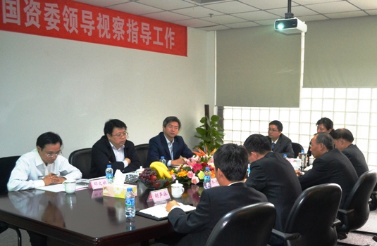 北京市国资委、国资公司领导到okpay钱包视察指导工作
