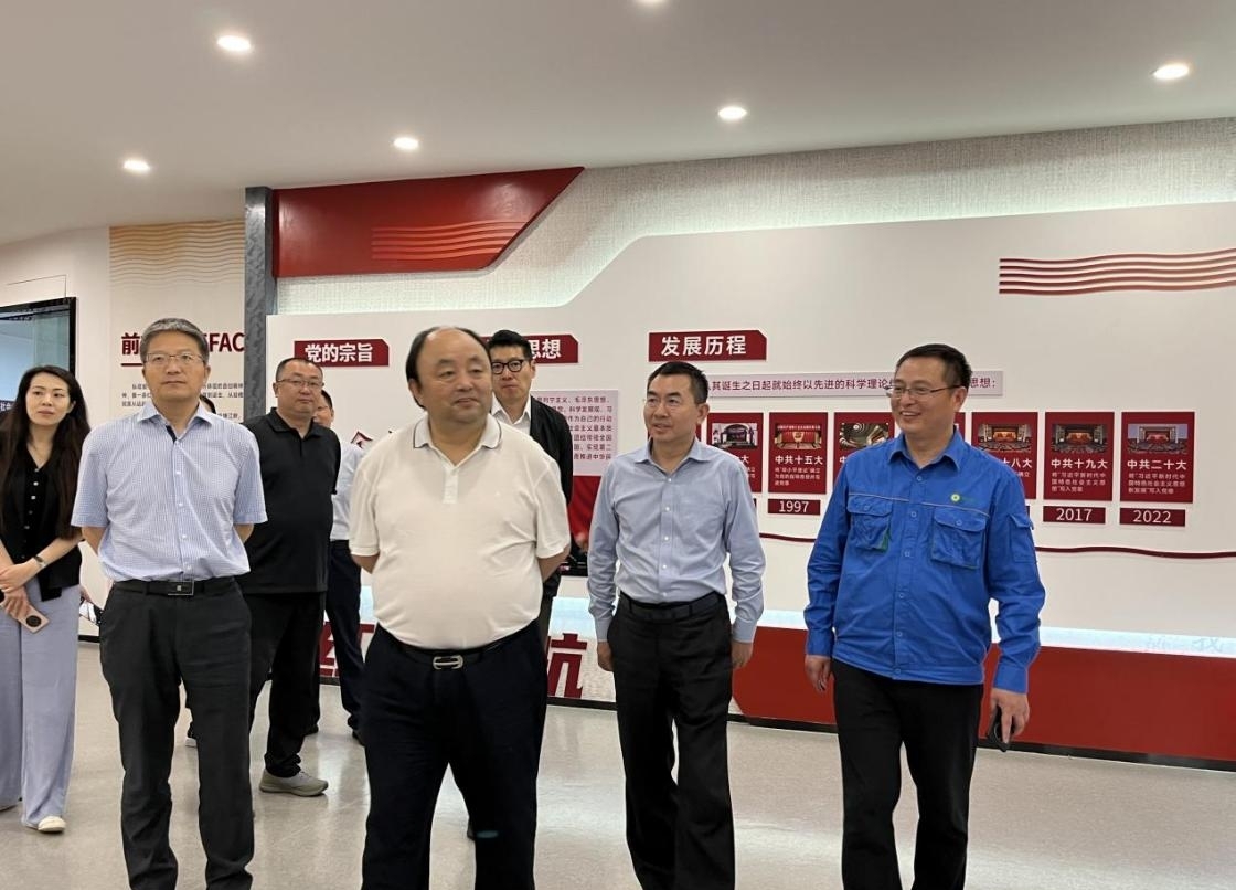 北京国资公司党委书记、董事长岳鹏调研okpay钱包海宁扩建项目